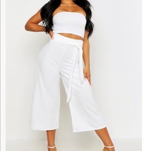 WHITE TWO PIECE SET